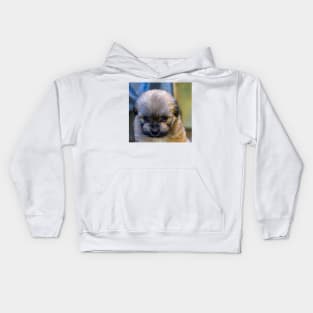 bad ass puppy Kids Hoodie